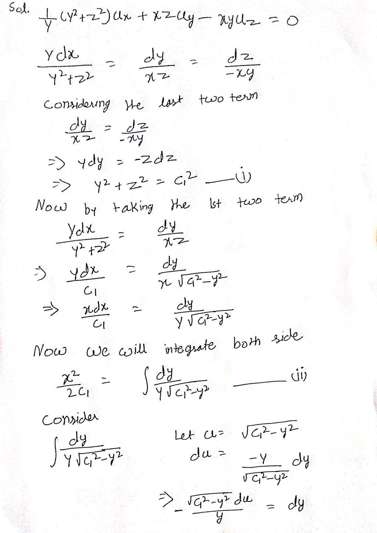 Advanced Math homework question answer, step 1, image 1